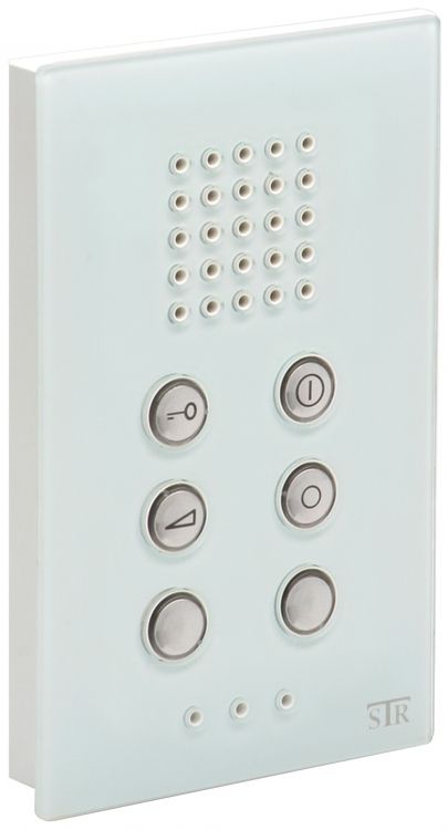 2-Wire Surf Apt. Station-Cryst. - Qwikbus Series for Apartment Intercom System