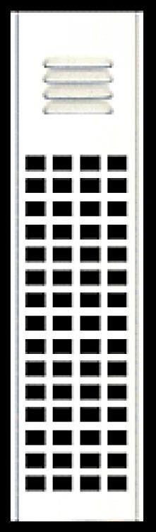60 Button+Speaker Module - Alum. Req. Of190 -Or- Of190s Series Frame & Optional Oh190 Series Flush Housing & Am190d Direct