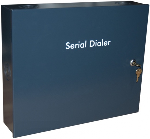 Gray Housing Sdact-2 Dialer with Removable Door and Serial Dialer Screen