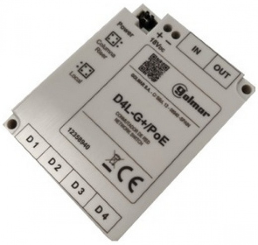 4 Port Poe Switch For G+ System: Reliable Power Distribution for Your PoE Devices