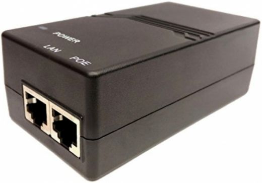 1 Port PoE Ethernet Switch - 1-Uplink Port with AC Power Cable, UL Listed and ROHS Certified