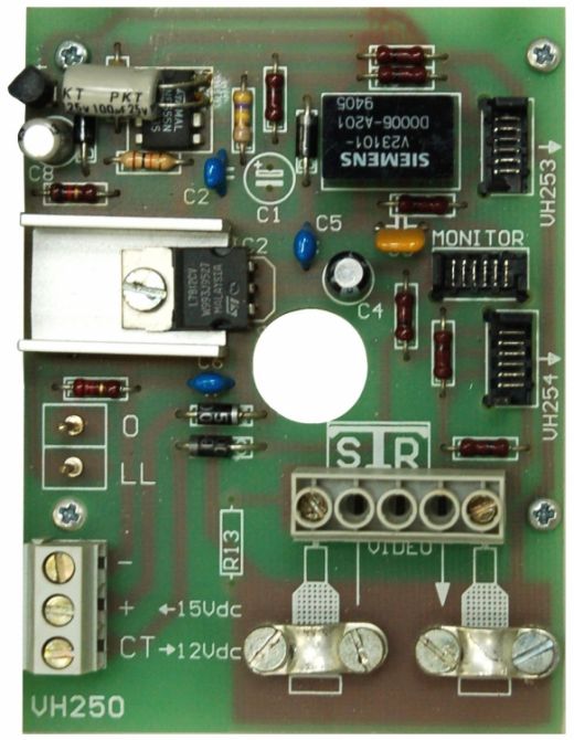 Video PC Board for VMH25A Monitors - Compatible with VMH25 Series S.T.R. Monitors