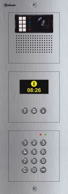 G2+ Digital Ent Panel-Stst-Sur with Surface Box, Keypad Module, Navigation Module, and Camera/Speaker/Mic