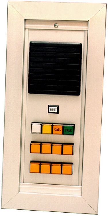 8 Unit 'Area Of Refuge' Master Station with Oh150 Flush Housing, Pk152 Power Supply and Ss106 Transfer