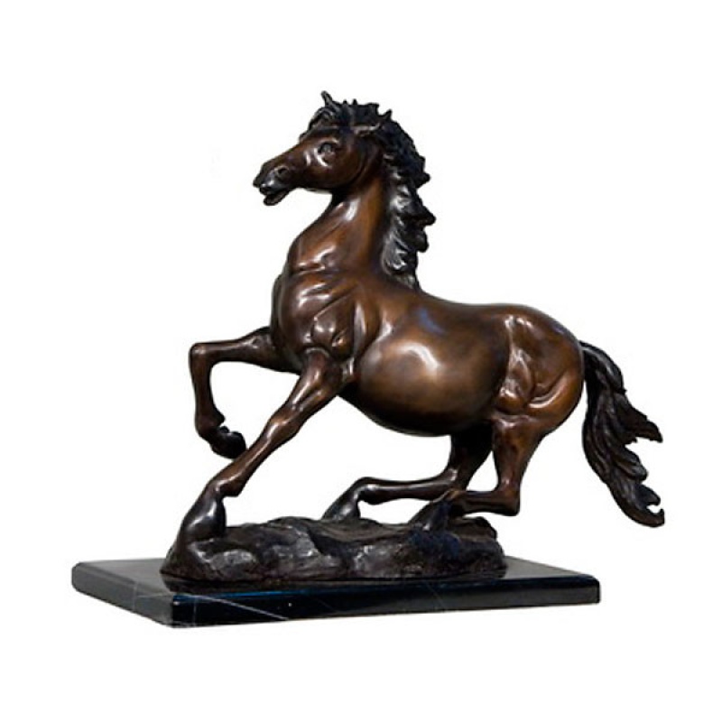 Horse On Marble Base