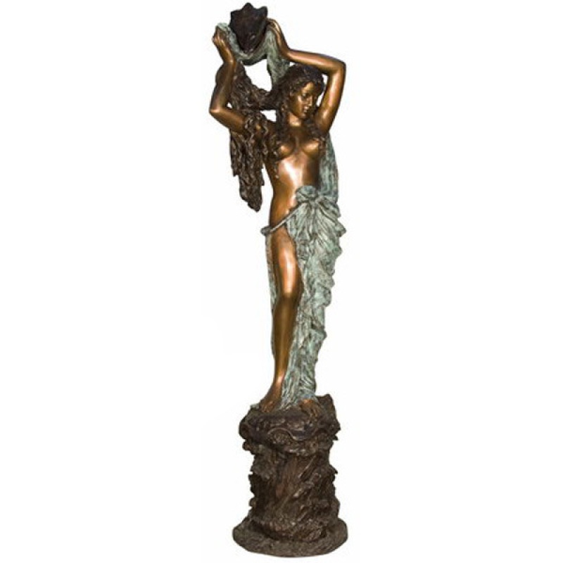 Lady Standing With Shell