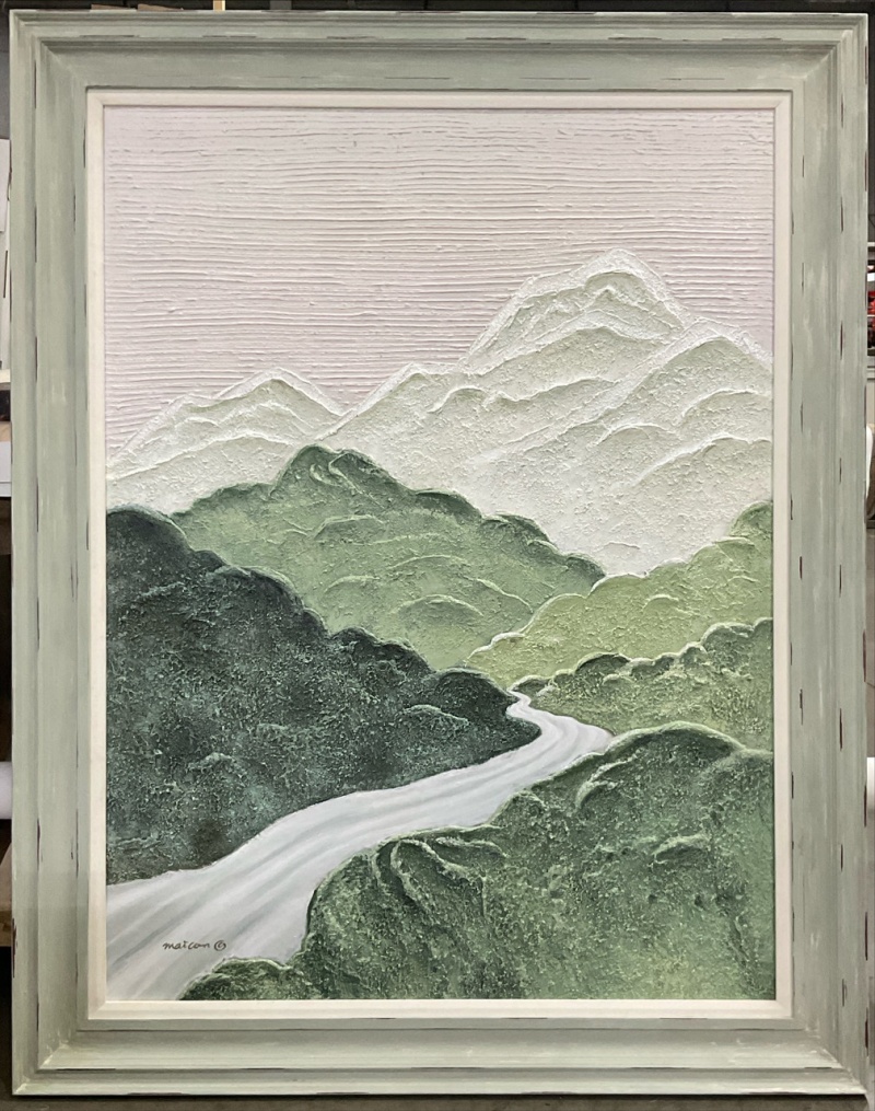 Framed Misty Path