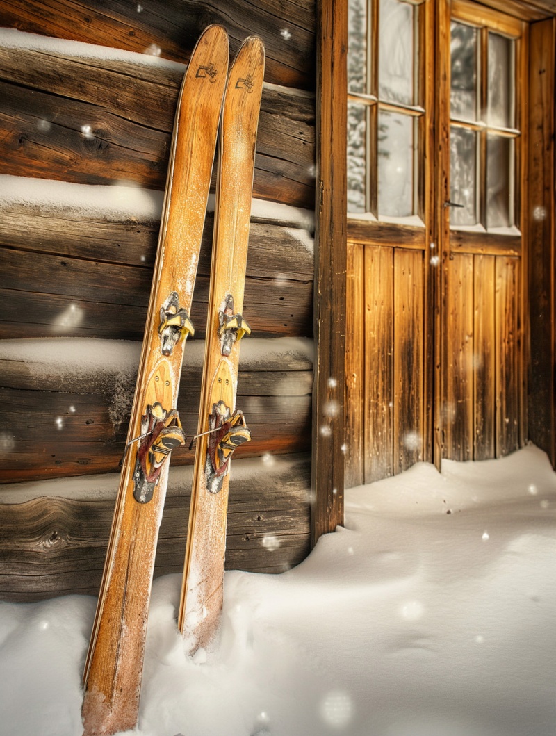 Ski Lodge Giclee