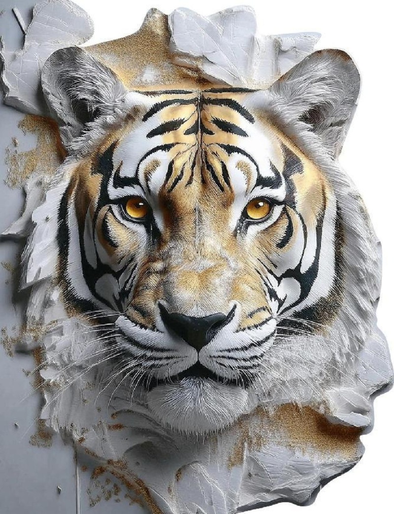 Eye Of The Tiger Acrylic Wall Decor