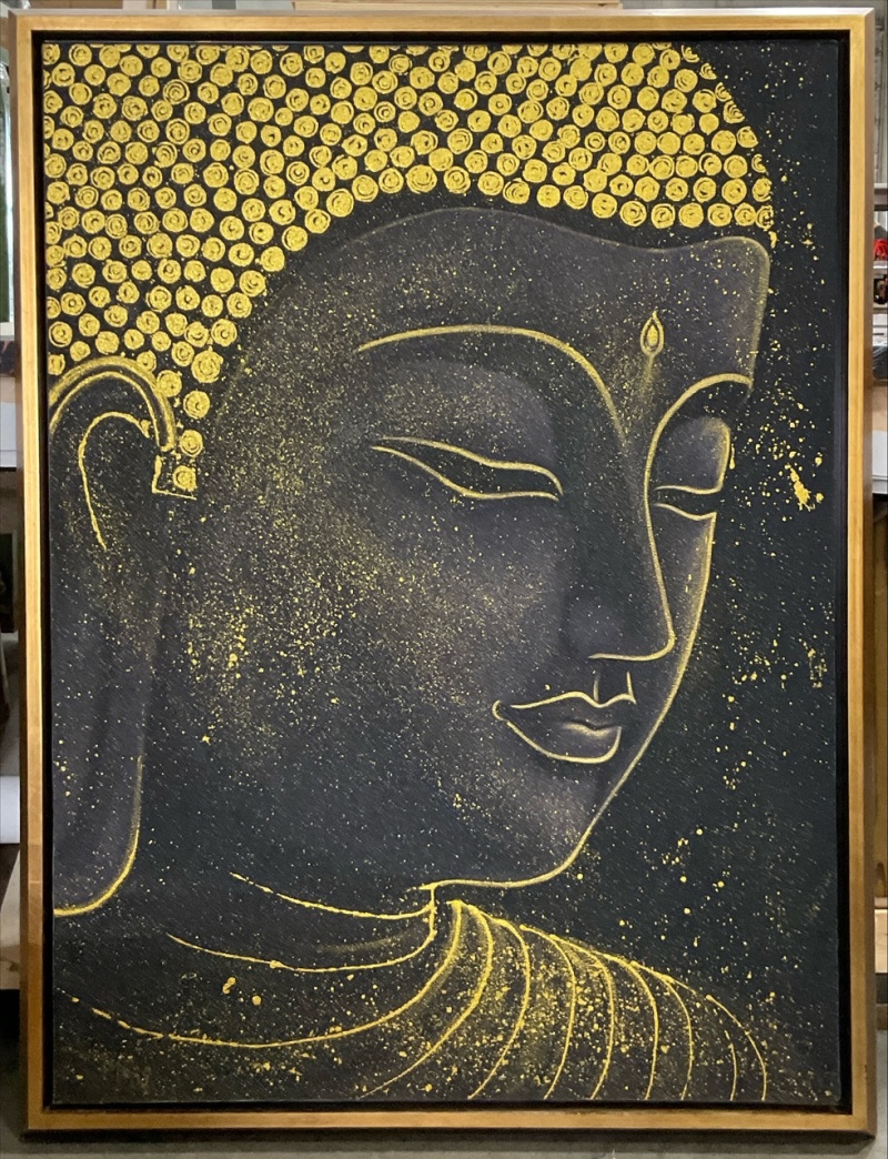 Framed Golden Serenity
