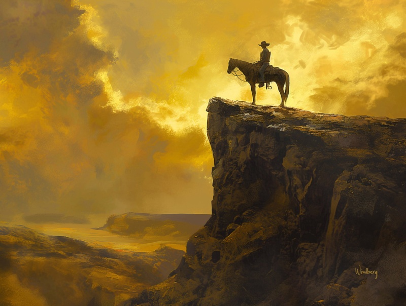 Lone Cliff Giclee