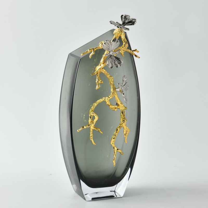 Dragonfly Harmony Tall Vase
