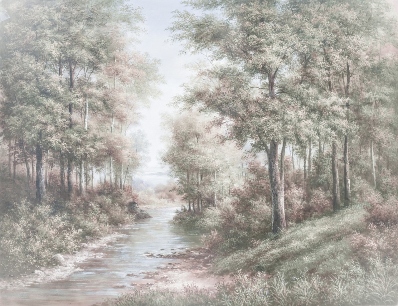 Serenity Along The Creek Giclee