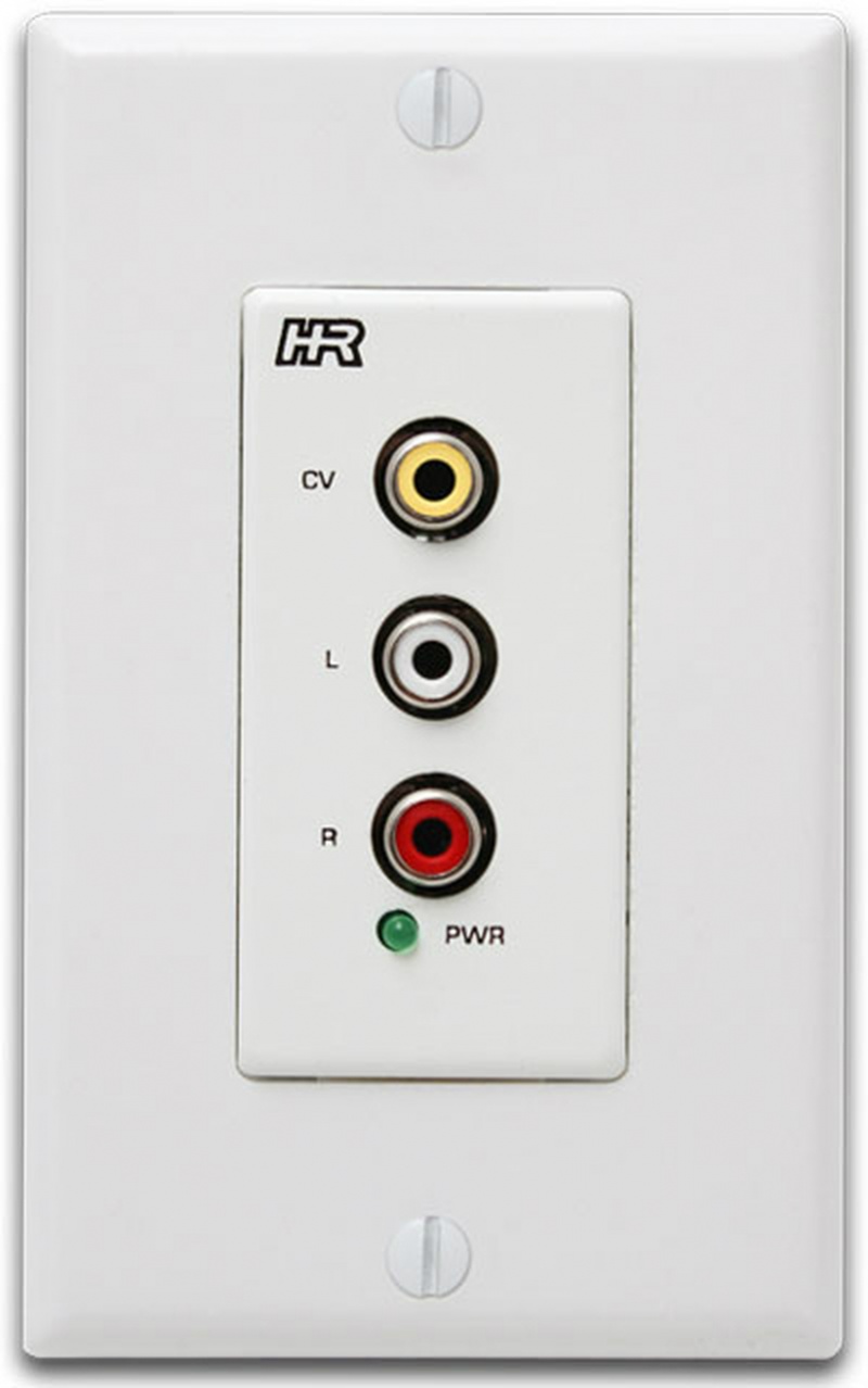 Hall Research Composite + Audio Input Decora Plate For Vsa System