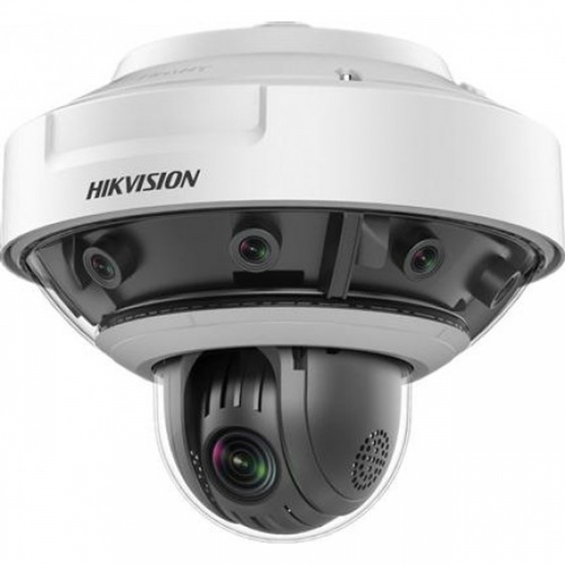 Hikvision Panovu 8Mp (4X2mpx5mm) 180° Panoramic Camera With 2Mp Ptz, 36X Zoom And 3D Positioning, Smart Suite Analytics