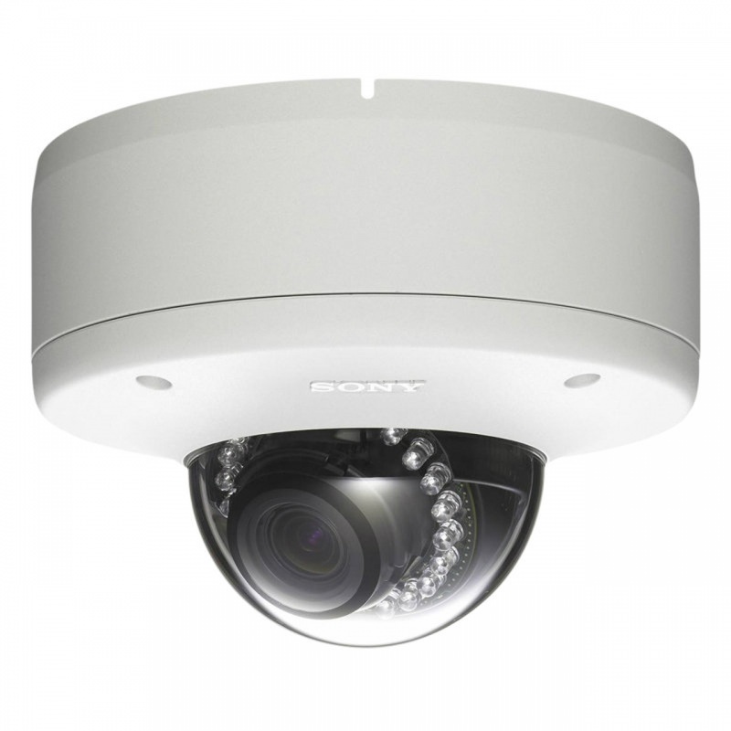 Sony 1080P Hd 3 Megapixel Vandal Resistant Ip Minidome Camera With View-Dr Technology