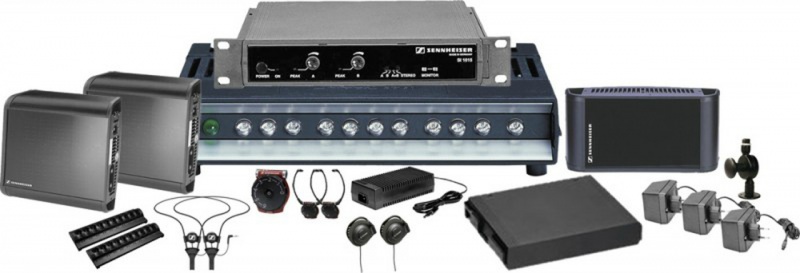 Sennheiser 2.3 Mhz Single Channel Infrared System Package For Ada Compliance. Coverage Up To 4,000 Sq Ft