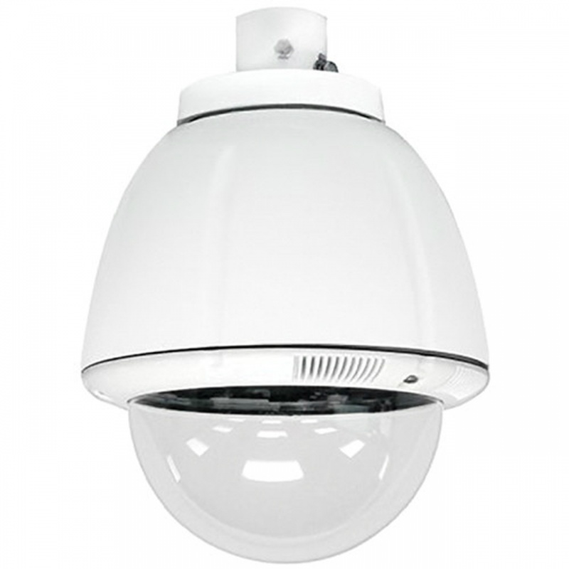Sony 7" Outdoor Vandal Resistant, Pendant Wireless Ready Housing With H/B, Clear Dome