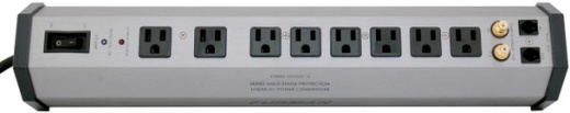 Furman 15A Advanced AC Strip 8 Outlets W/SMP and EVS - 2 Filtered Banks, 15A, 8Ft Cord, Exceeds UL1449