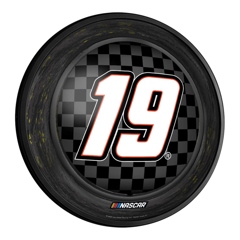 Martin Truex, Jr.: Tire Framed - Round Slimline Lighted Wall Sign