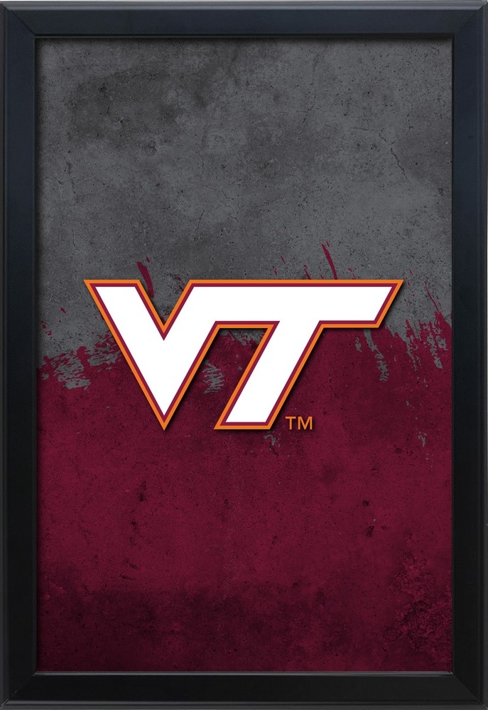 Virginia Tech University 15.75" X 23.5" Led Snap Frame Lightbox By Holland Bar Stool Company