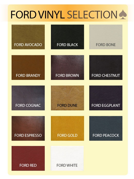 Ford Vinyl For Poker Table Armrest (Sold By The Yard)
