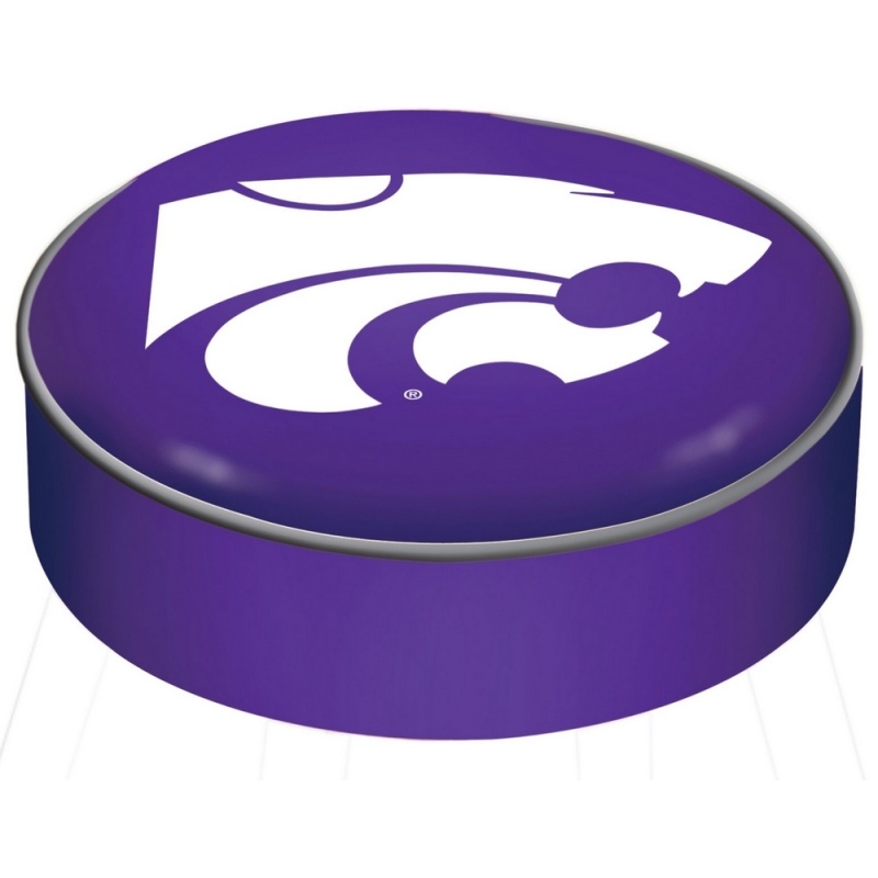 Kansas State Bar Stool Seat Cover By Hbs