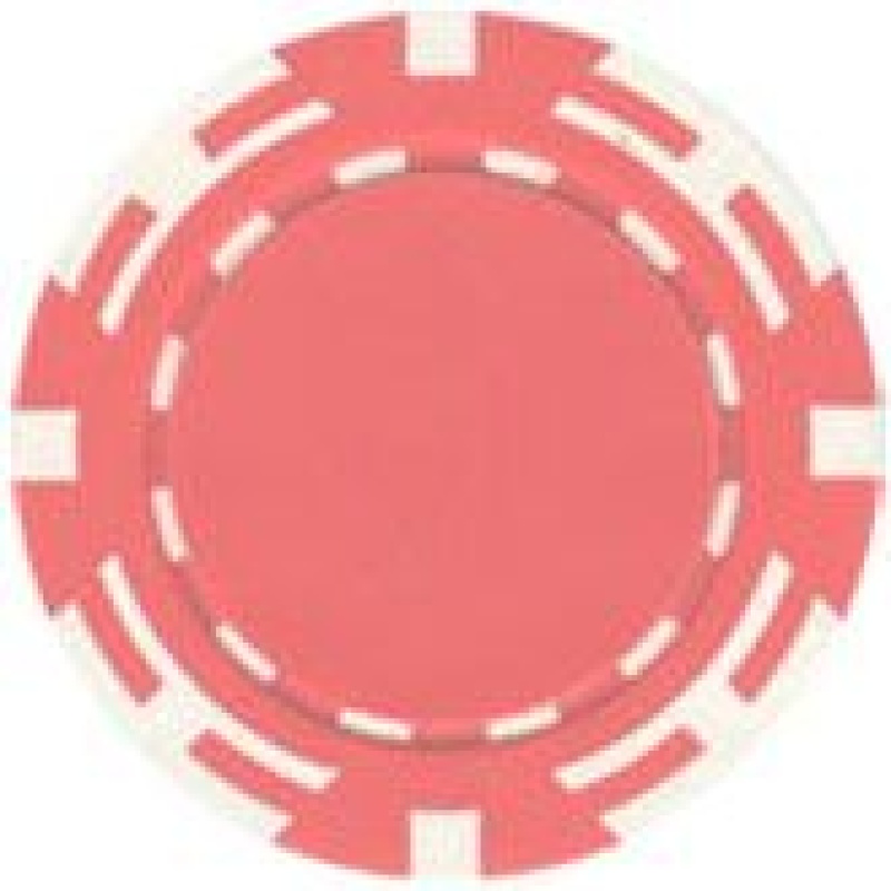 Z Striped Poker Chip 14G Pink Sold By The Roll