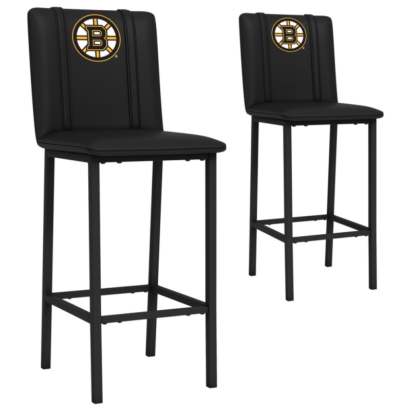 Bar Stool 500 With Boston Bruins Logo Set Of 2