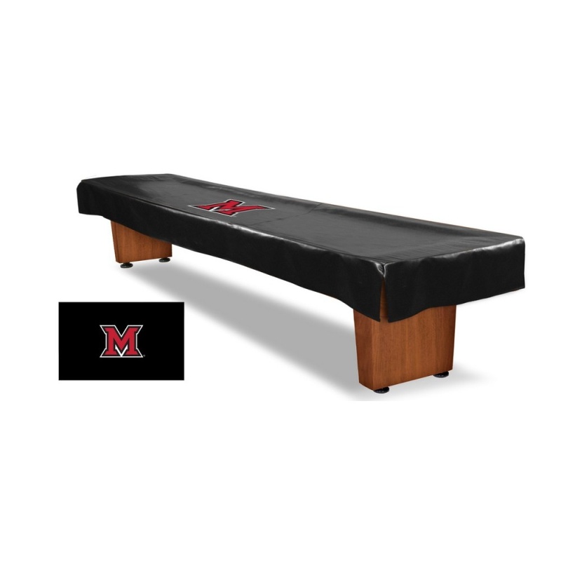 12' Miami University (Oh) Shuffleboard Table Cover By Holland Bar Stool Co