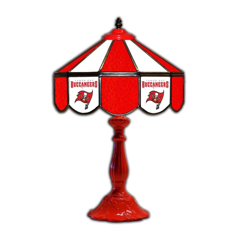 Tampa Bay Buccaneers 21" Glass Table Lamp