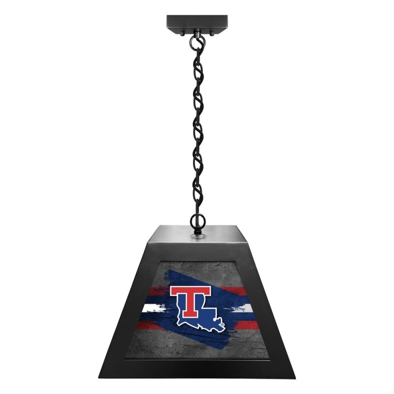 Louisiana Tech University Pendant Box Light By Holland Bar Stool Company