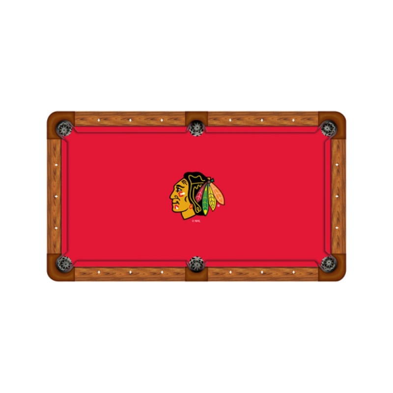 Chicago Blackhawks 9 Foot Billiard Cloth