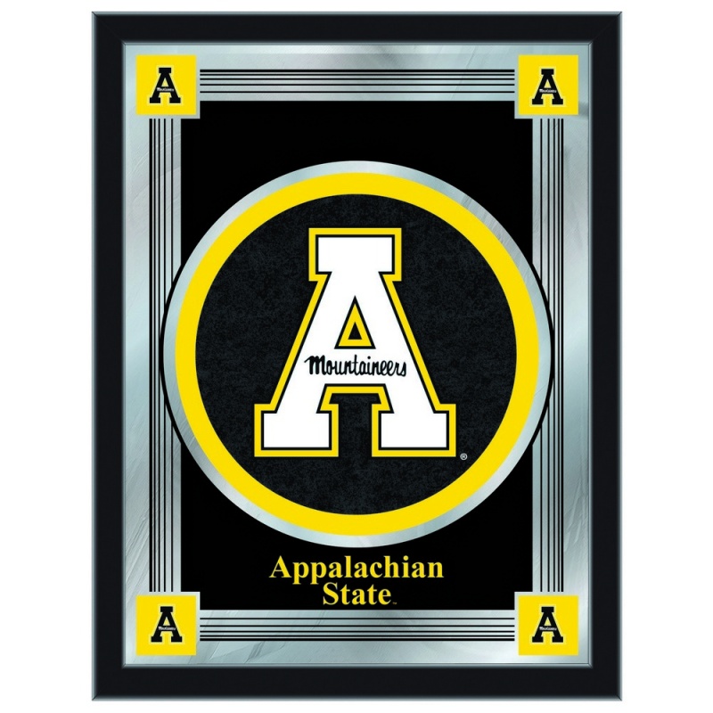 Appalachian State University 17"X22" Logo Wall Mirror By Holland Bar Stool Company, Design Options: Design 1