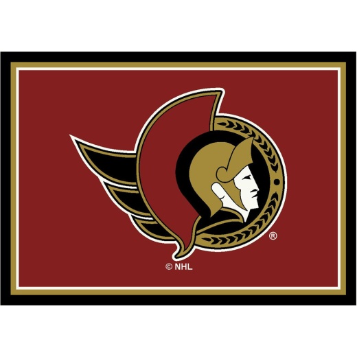 Ottawa Senators 8X11 Spirit Rug
