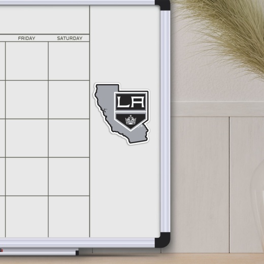 Los Angeles Kings Team State Shape Decal Sticker