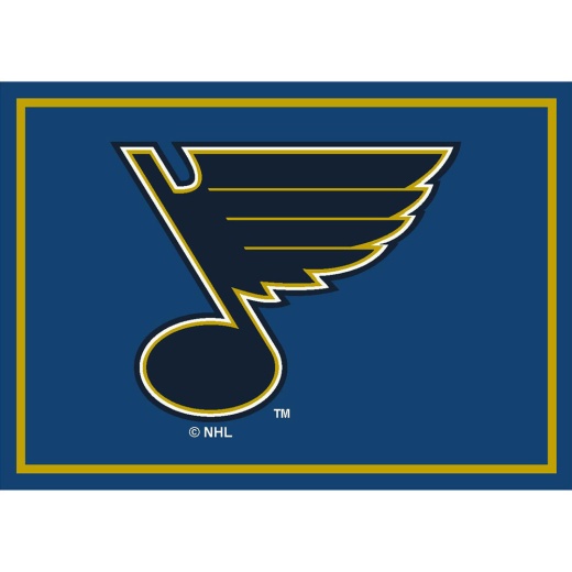 St. Louis Blues 8X11 Spirit Rug