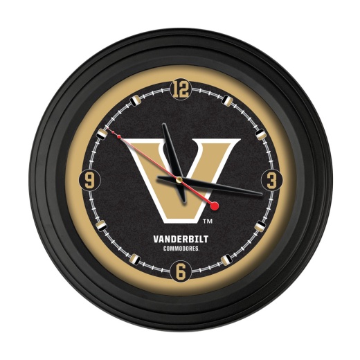 Vanderbilt University 15" Traditional Wall Clock By Holland Bar Stool Co