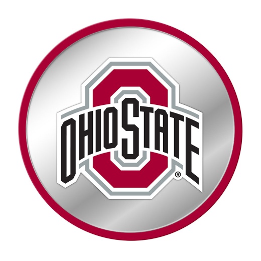 Ohio State Buckeyes: Modern Disc Mirrored Wall Sign