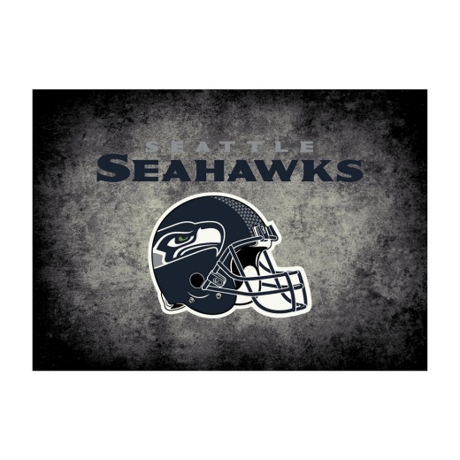 Seattle Seahawks 6'X8' Distressed Rug