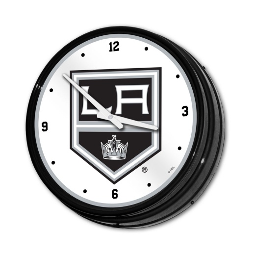 Los Angeles Kings: Illuminated Retro Diner Wall Clock