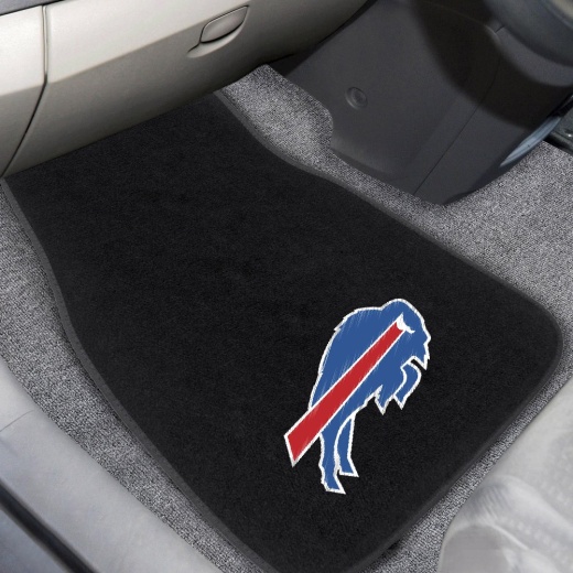 Buffalo Bills Embroidered Car Mat Set 2 Pieces Buffalo Primary Logo
