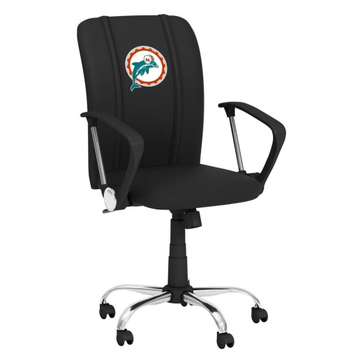 Curve Task Chair With Miami Dolphins Alternate Logo