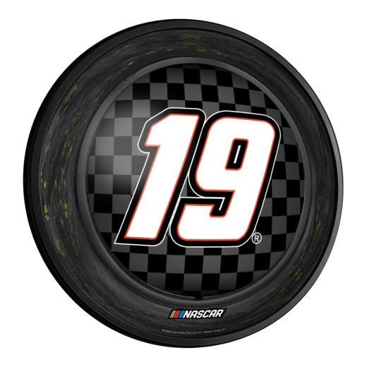 Martin Truex, Jr.: Tire Framed Round Slimline Lighted Wall Sign