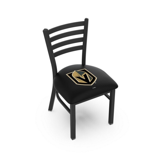 L00418 Vegas Golden Knights 18" Chair With Black Wrinkle Finish By Holland Bar Stool