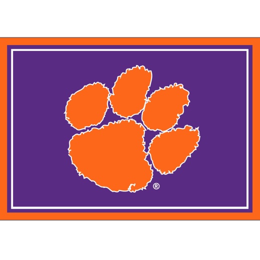 Clemson University 3X4 Area Rug