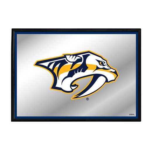 Nashville Predators: Framed Mirrored Wall Sign