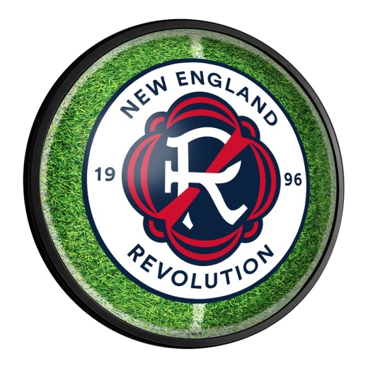 England Revolution: Pitch Round Slimline Lighted Wall Sign