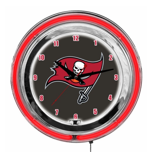 Tb Buccaneers 14" Neon Clock