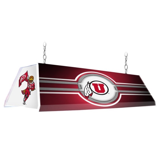University Of Utah Utes 46" Edge Glow Pool Table Lightred